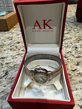 NWT Anne Klein Silver & Gold Watch